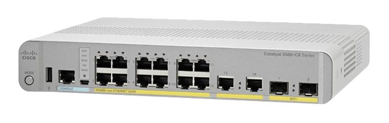 Catalyst 3560-CX - Managed - L3 - Gigabit Ethernet (10/100/1000) - Power over Ethernet (PoE) - Rack mounting - Wall mountable